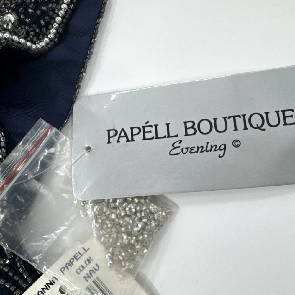 Adrianna Papell Silk Sequin Beaded Top Shirt Womens 8 Evening Cocktail $148 NEW - Picture 6 of 14